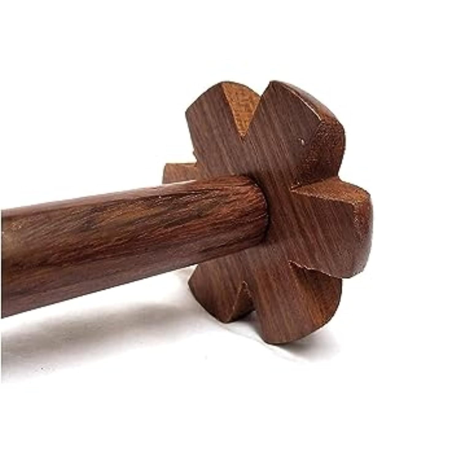 Batidor de huevos de madera, batidora de mano tradicional para Lassi, suero de leche, batido manual y batido 5