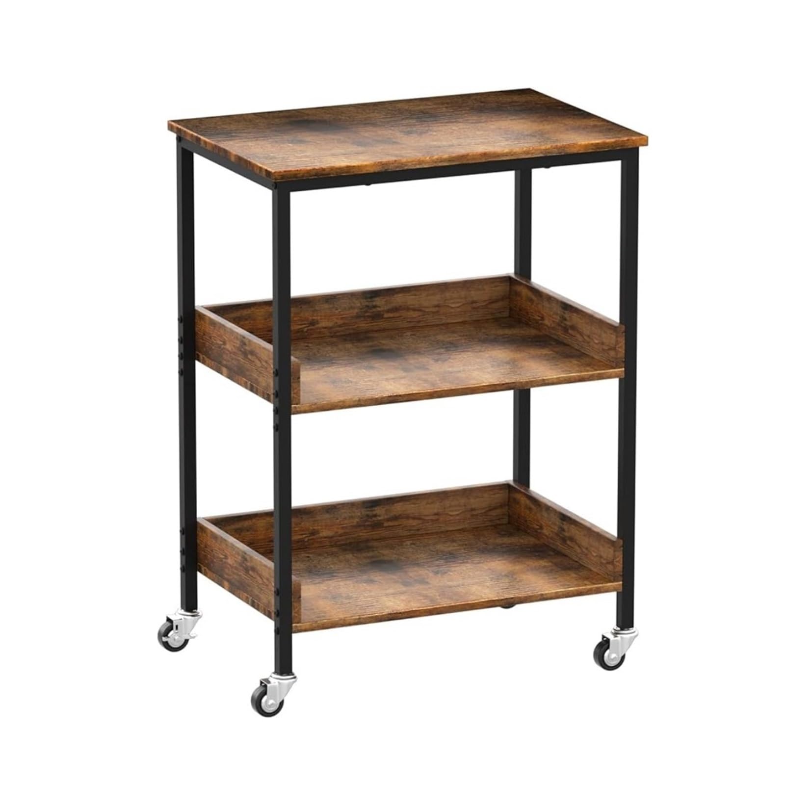 utility cart 3 Tier Rolling Kitchen Utility Cart on Wheels, island & Trolleys for Living and Room Carts Stands