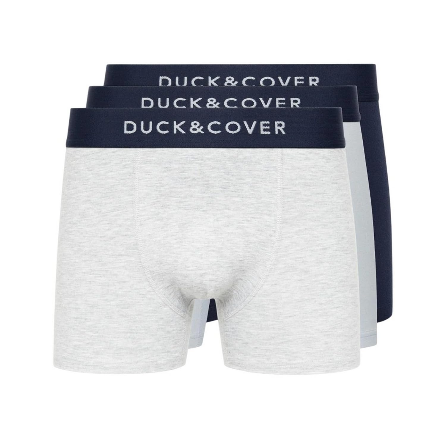 Duck and Cover Men's 3 Pack of Sagnet Boxers in Blue
