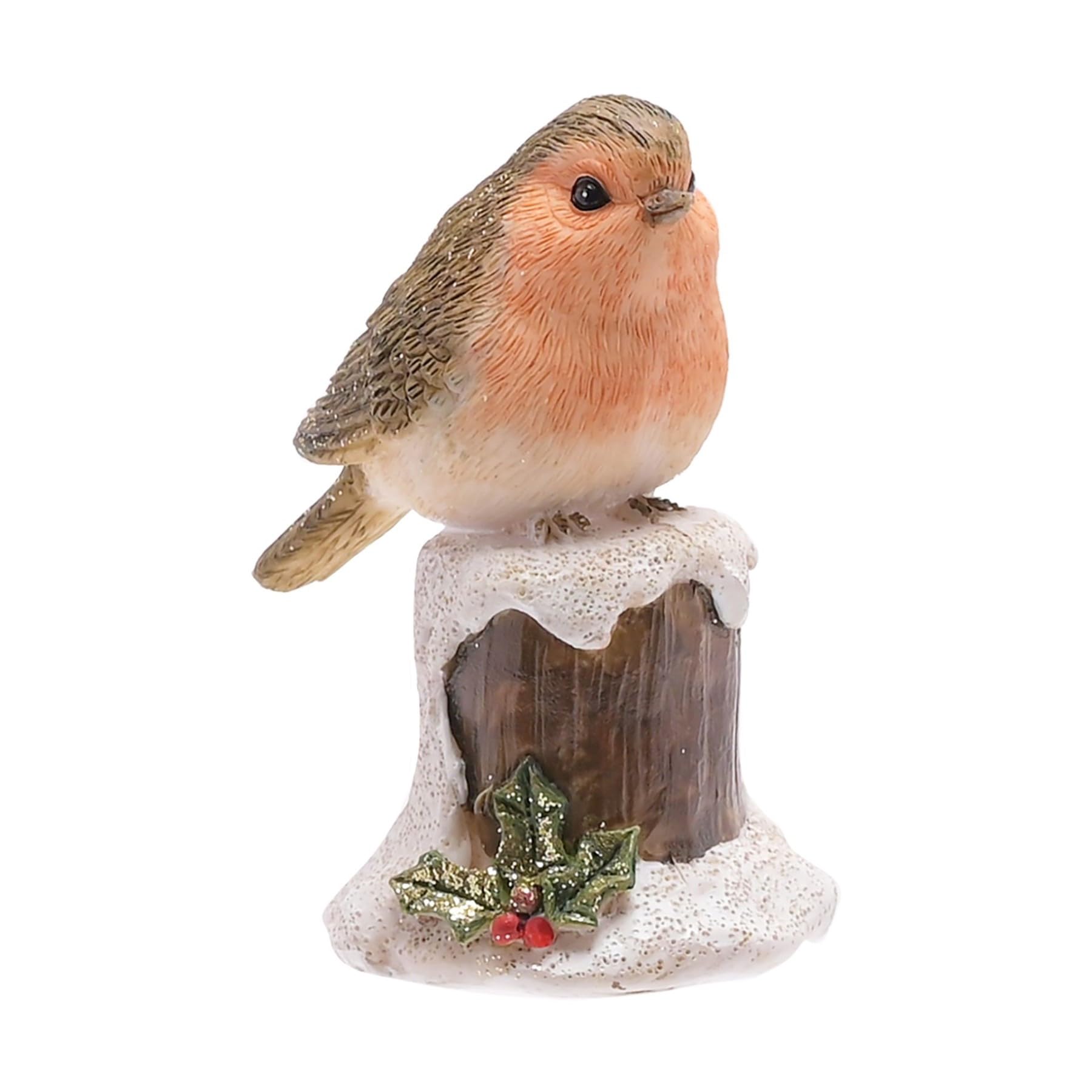 Widdle Gifts Multicolor Christmas Decorations Robins Figurine Statue 8Cm 1989
