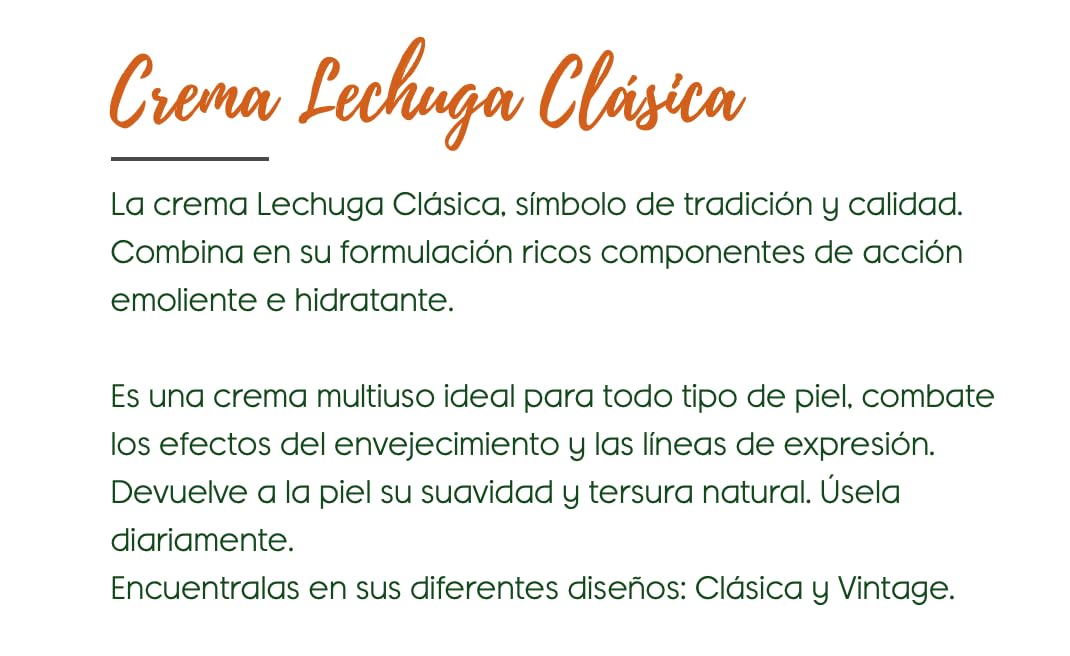 CREMA LECHUGA