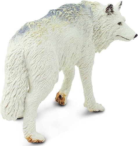 Miniatura 7 de Safari Ltd. White Wolf Figurine - Realistic, Hand-Painted 3.6" Model Figure - Educational Toy for Boys, Girls & Kids Ages 3+