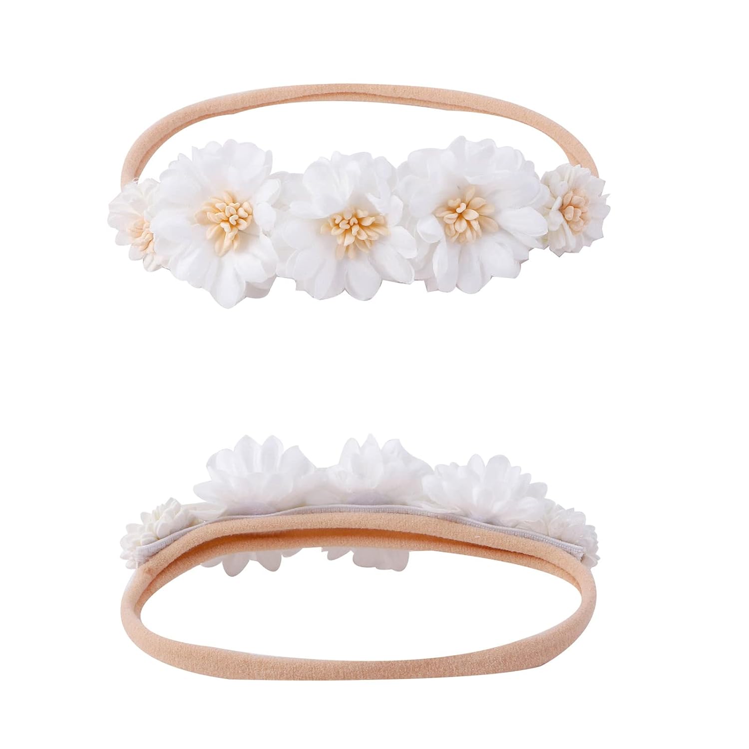 Baby Girl Headbands Nylon Flower Elastic Hairbands 6pcs Hair Accessories Gift for Newborn Infant Toddlers - Image 8