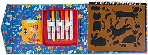 Miniatura 3 de Floss & Rock 47P5966 - Cuaderno de bocetos con pizarra, multicolor, mediano