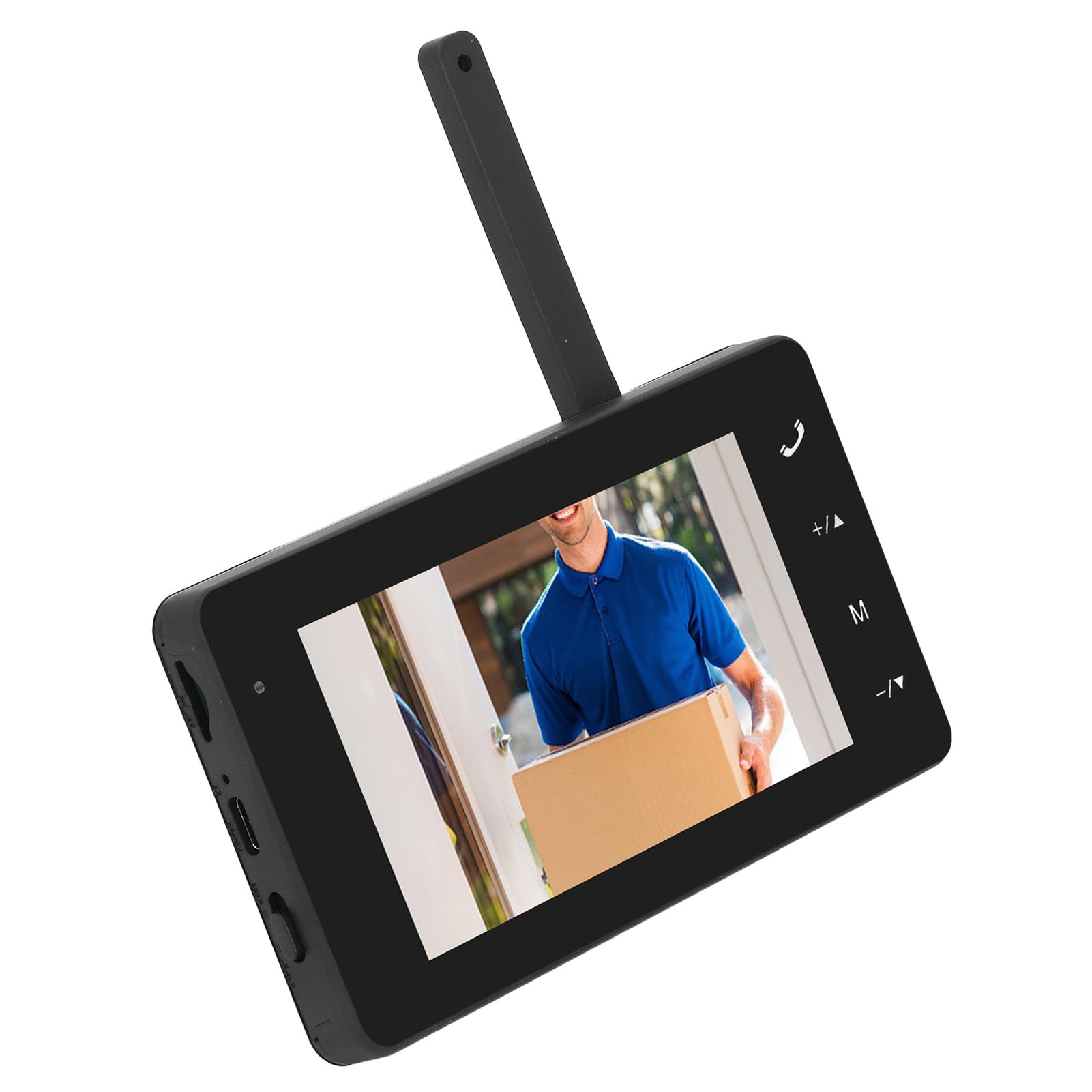 Luocute Videoportero Inalámbrico 1080P, de Intercomunicación con Timbre y Lente de 8MP 170° de Ángulo de Visión, for Puerta de Entrada y Acceso Residencial
