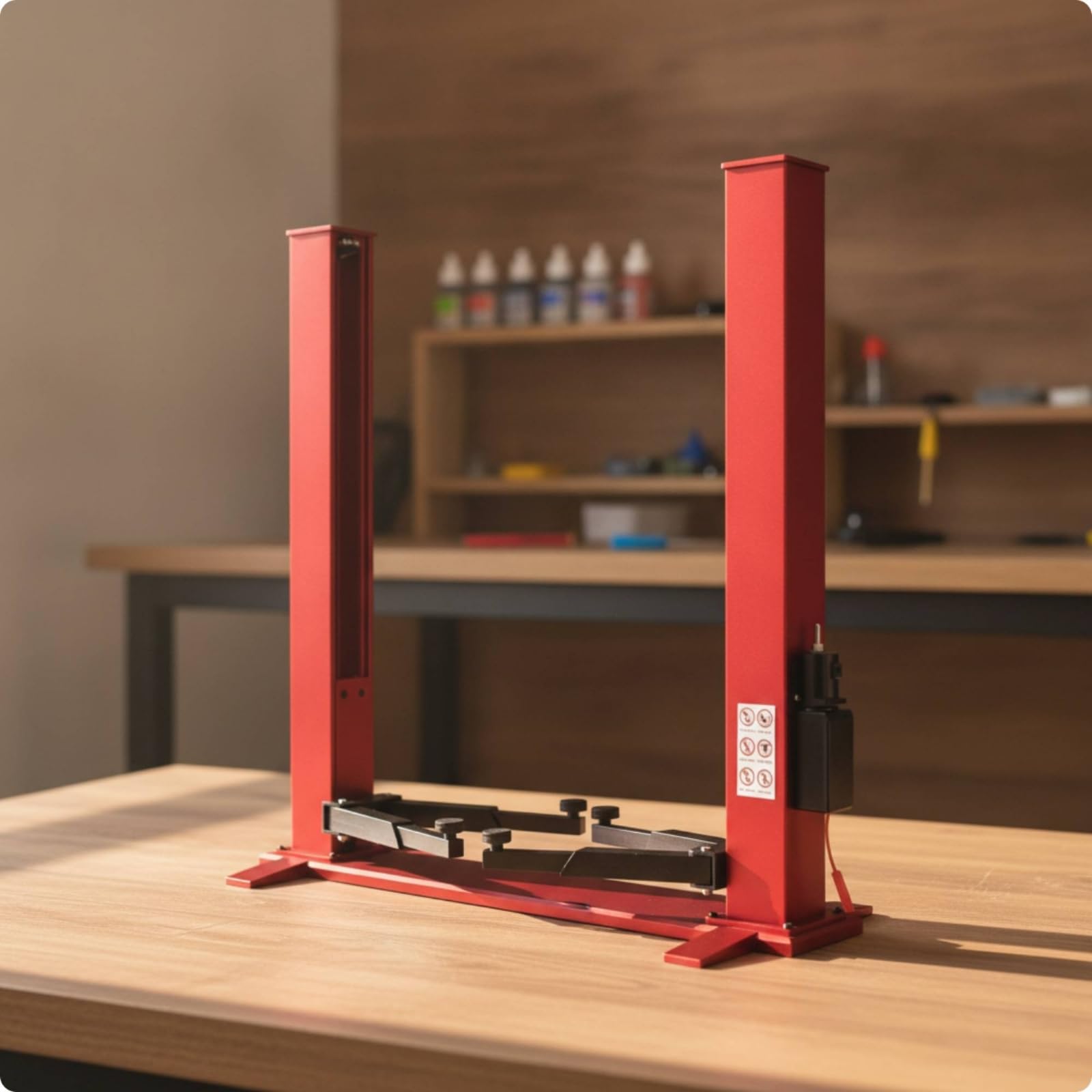 Ponte Sollevatore RC Elettrico Cavalletto Professionale Supporto per Modellisti, Blu