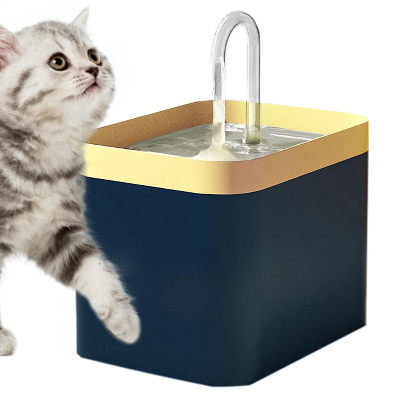 Cat Water Fountain For Drinking | Automatic Pet Quiet Water Fountain | Cat Fountain Water Bowl With 1.5L Capacity | Water Dispenser For Multiple Pets