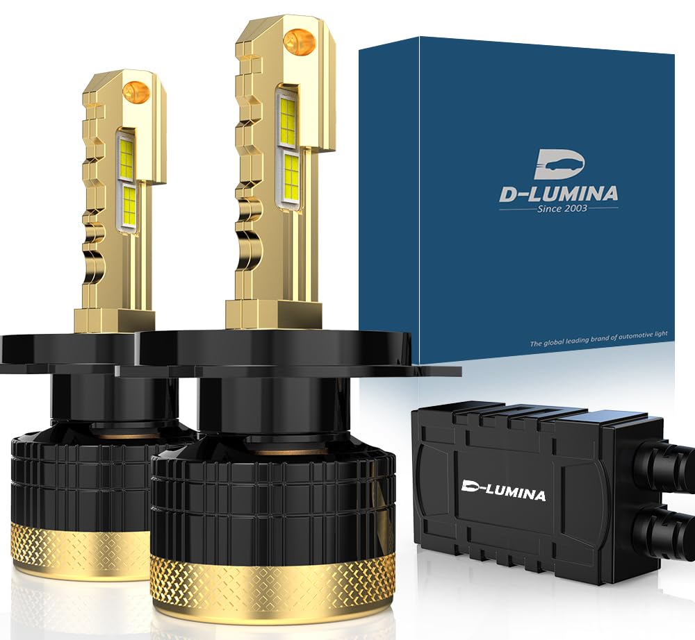 D-Lumina H4 Bombilla LED para Faros Delanteros Canbus sin Errores