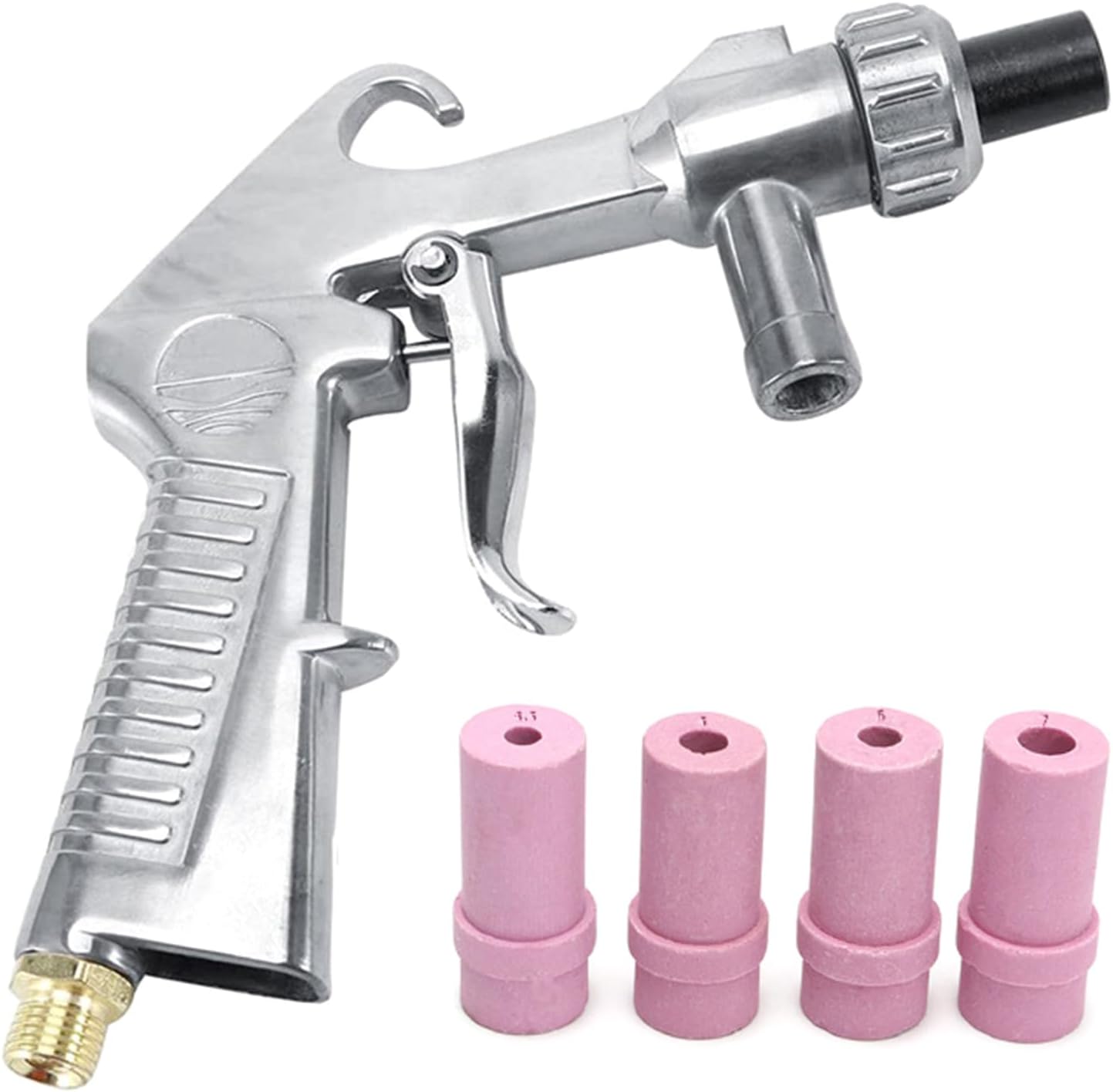 Sand Blasters with 4Pcs Ceramic Nozzle Sandblasting Sandblasters Kits Sandblast Blasts Cabinet for Sandblasting Industrial Equipment