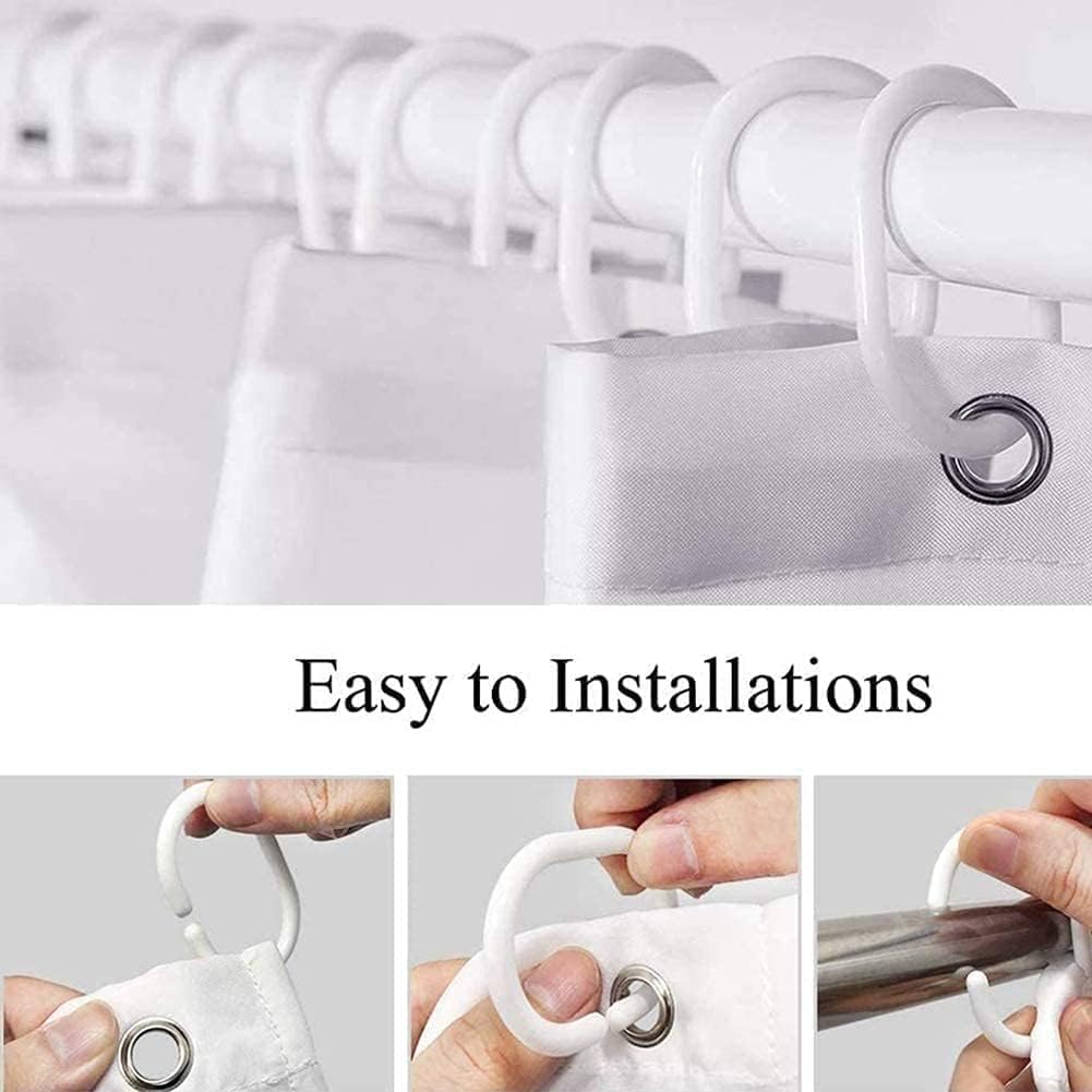 Wolf Shower Curtain Fall Autumn Forest Wild Animals Wildlife Hunting Rustic Cabin Fabric Bathroom Decor Curtains with Hooks, 70" Wx84 H