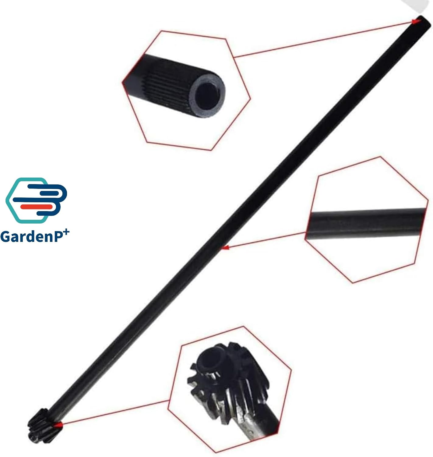 21 inch 938-05078 738-05078 Steering Shaft,w/Bushing, Rod Screw-Cap fits MTD CLT38G CLT42G/H CLT46CVT LT4200/4216/4600 T1000-1900/2700/3000;Troy-Bilt;Cub-Cadet;Craftsman Replace 738p07154