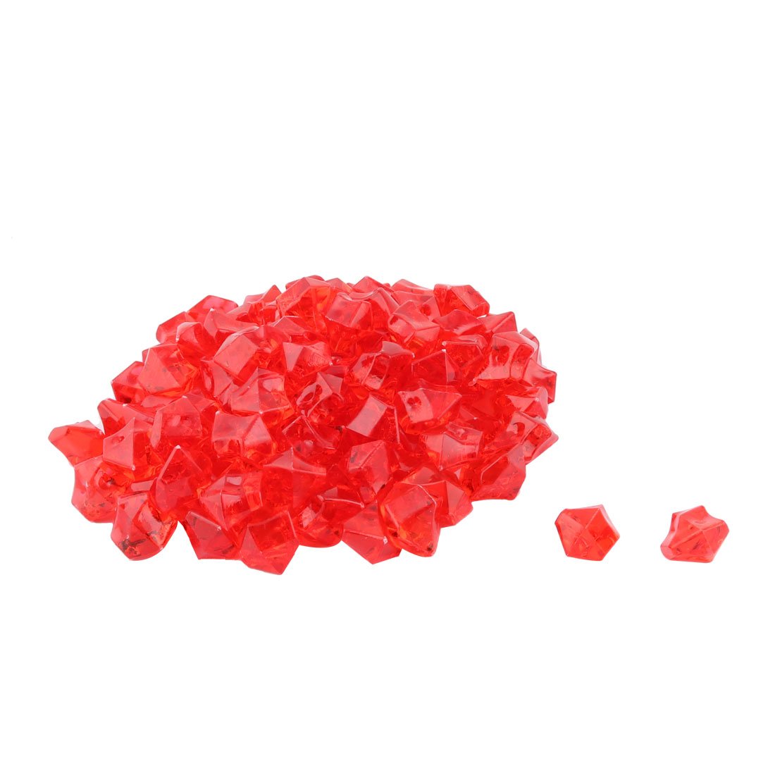 Acquario for Pesci in Acrilico Vaso for Acquario Ghiaccio Irregolare Scatter di Rocce Pietra Decorativa 110 Pezzi Rosso Decorazione della Stanza