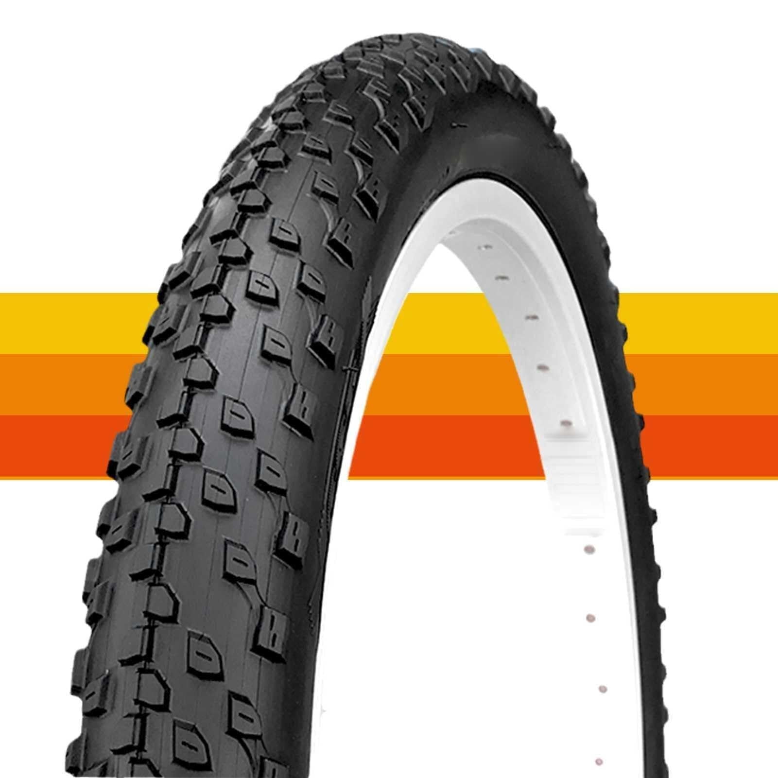 14x1.9 Opona Rowerowa, Odporna na Przebicia, Wzór Bieżnika Off-Road, Kompatybilna z Rowerami Górskimi i Hybrydowymi, Ciśnienie 280-450 kPa(TIRE)