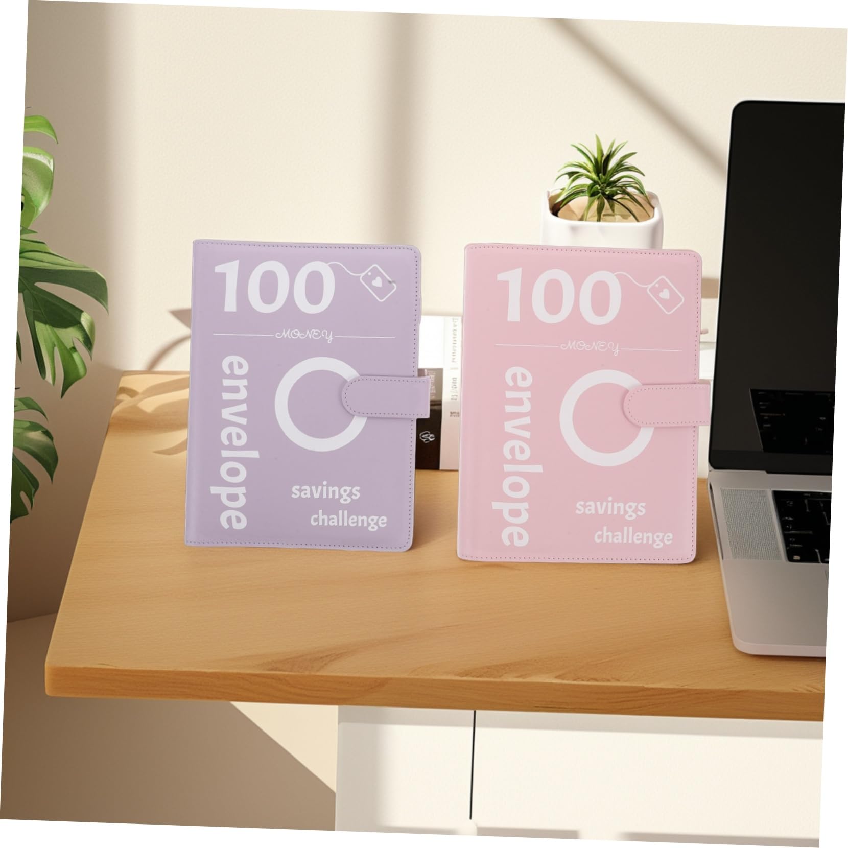 OSALADI 4sets Raccoglitore Denaro Per Raccoglitori Budget Mobili Con Buste Trasparenti Organizzatore Per Risparmiare Contanti e Tenere Traccia Obiettivi Finanziari