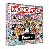 MONOPOLY: tokidoki Board Game, Buy, Sell & Trade Characters like Donutella, Mozzarella, & Stellina, Includes 6 Collectible Mover Tokens - Cactus Dog, Sirena, Adios & More,Official tokidoki merchandise