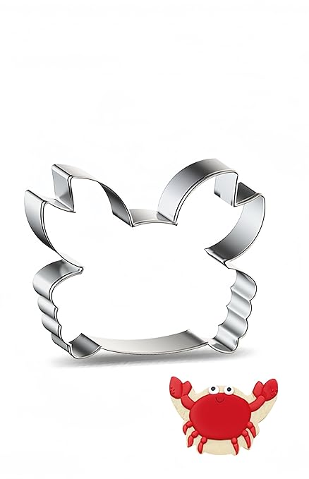 Cookie Cutter Stainless Steel Biscuit Cutter, crab, 2.8 inche * 2.3 inche
