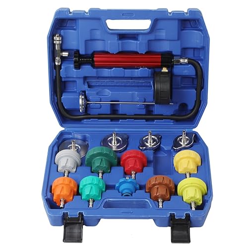 Wenzhon Radiator Pressure Tester Kit, Coolant Pressure Tester for Automotive