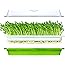 LeJoy Seed Sprouter Tray Soil-Free Food Grad PP Healthy Wheatgrass Grower with Cover and 2 Size Hole