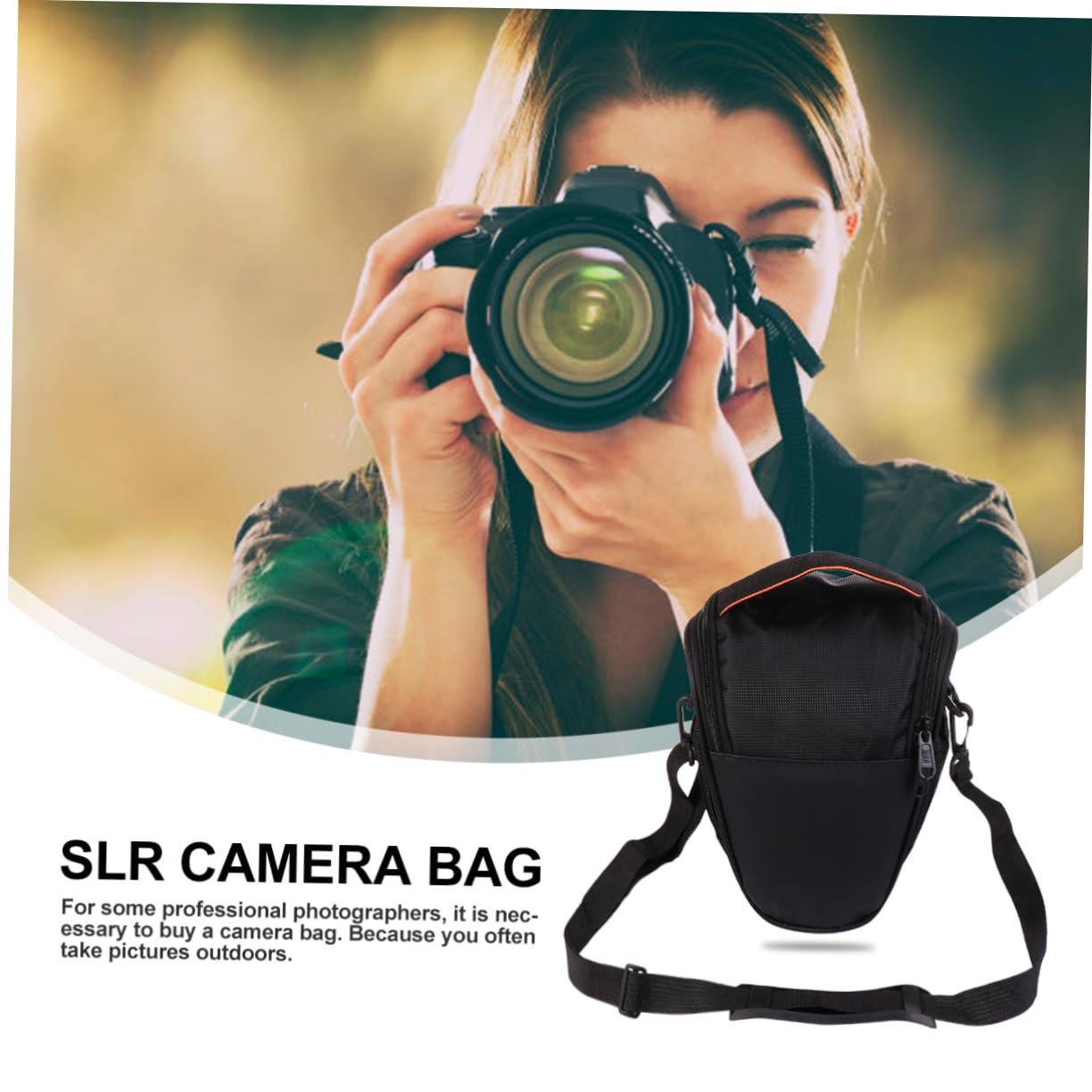 HOMSFOU Borsa Per Fotocamera Da 3 Pezzi Custodia A Tracolla Antiurto Custodia Protettiva Custodia Per Fotocamera Portatile Custodia Per Fotocamera Impermeabile Custodia Per Fotocamera Per