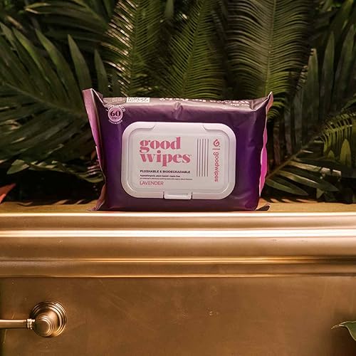 Miniatura 7 de Goodwipes Toallitas desechables para glúteos hechas con botánicos calmantes y aloe - Dispensador de toallitas húmedas suave y suave para uso