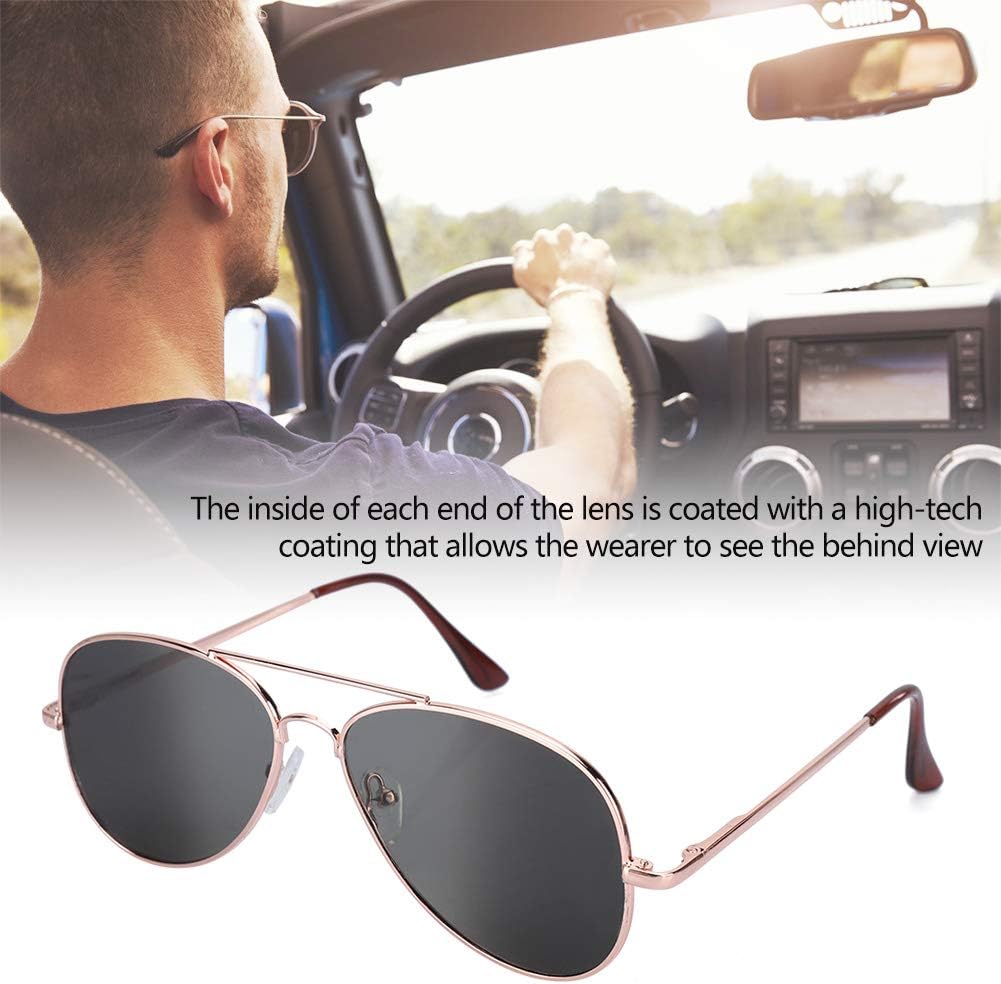 Rear View Mirror Sunglasses, Spy Glasses See Behind You Eyeglasses Rearview Glasses Anti Track Monitor Detective Gadget for Adults Men Kids Women Security Costume Props Outdoor Sports Walking