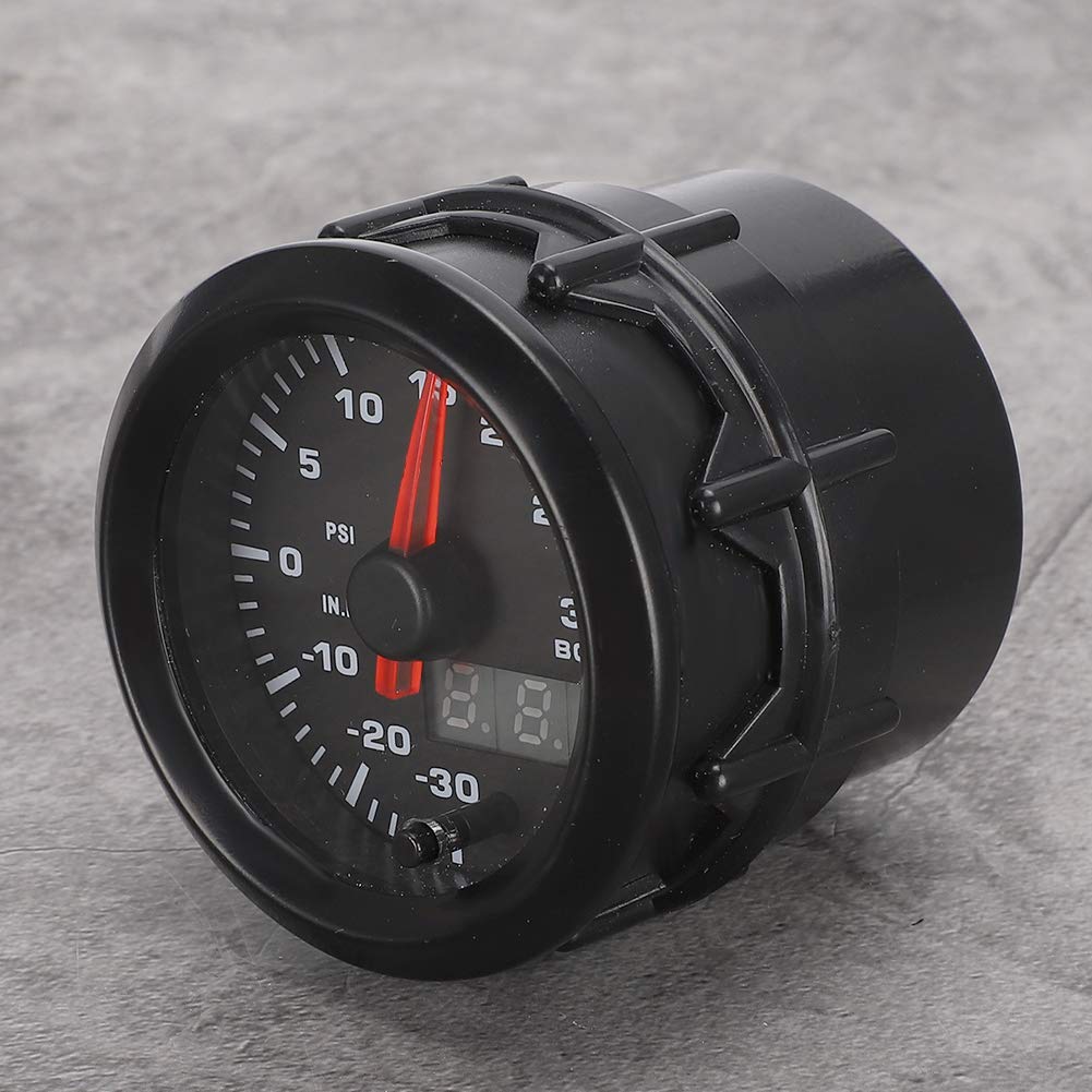 E 52Mm, Kit de Jauge de Suralimentation, Kit de Jauge de Pression de Suralimentation, Boost de Jauge, Kits de Jauge de Suralimentation 52Mm / 2In 7 Couleurs Led Turbo Boost Meter