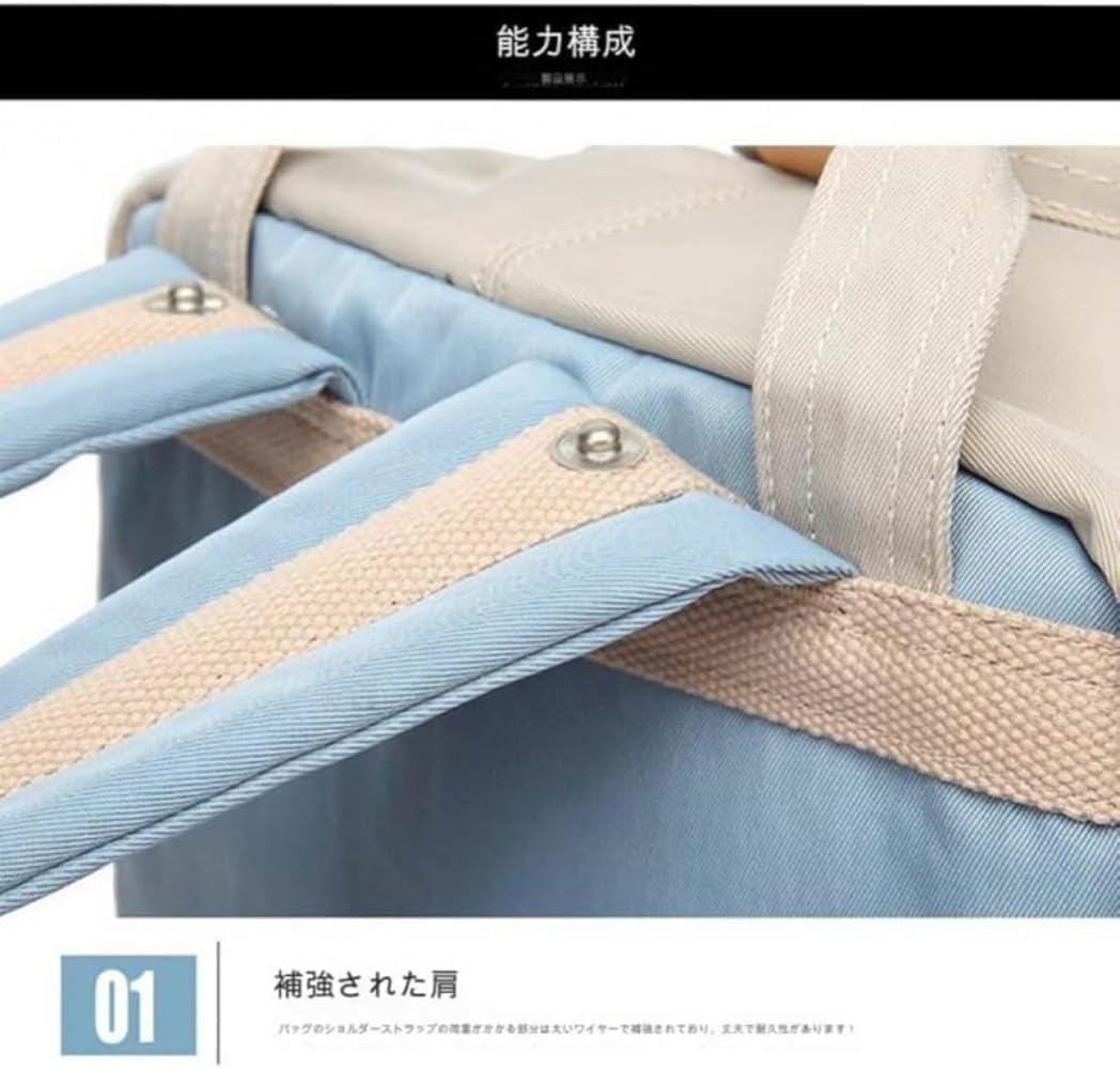 [DancJulie] リュック レディース 可愛いマカロンカラー A4対応 インチPC収納可能 大容量 軽量 通学バッグ/通勤バッ