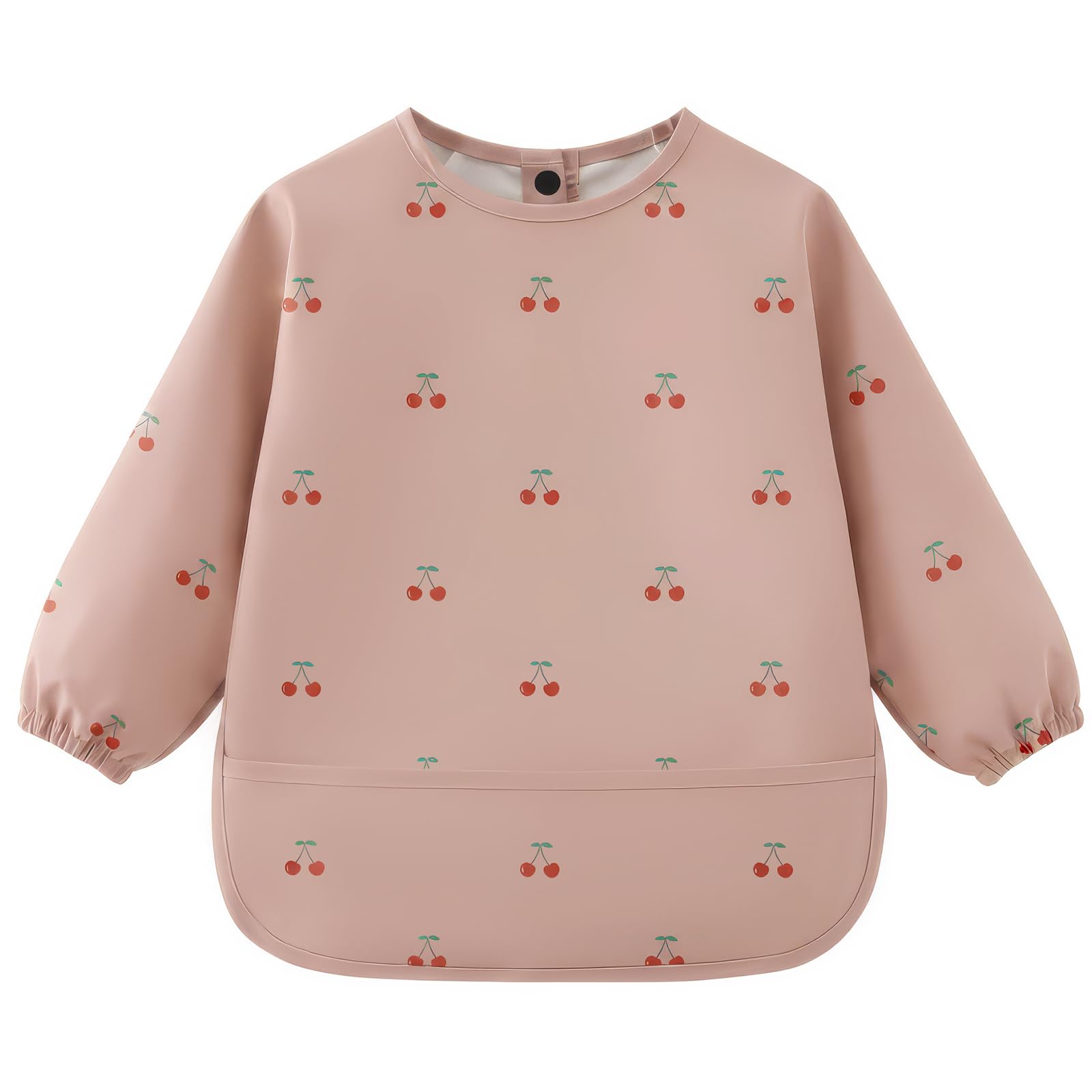 AOOTE Baby Lätzchen mit Lange Ärmeln, Lätzchen mit Ärmeln Baby Mess Proof, Weiches und Hautfreundliches Material,Lätzchens zum Stillen für Handwerk Malerei Bemalen Spielen von 6 Monaten bis 12 Monaten