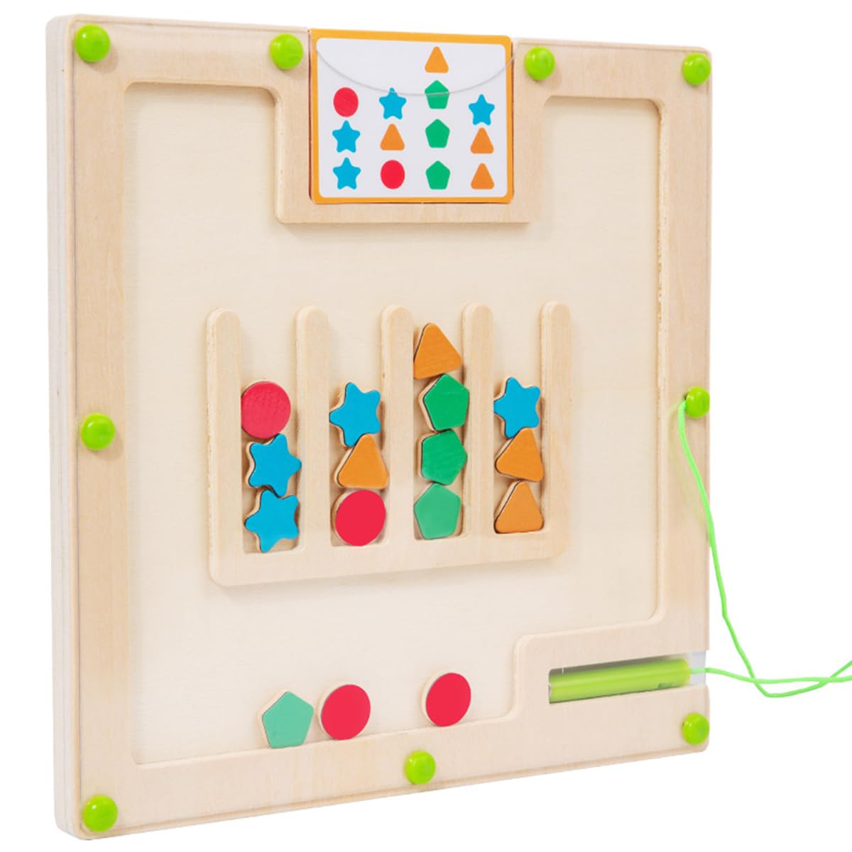 Dementia Activities Sorting Board Matching Memory Game for Seniors Elderly Handheld Busy Fidget Box Sensory Toys for Alzheimers Patients Adults with Autism Adult Friendly Activity Puzzles Items