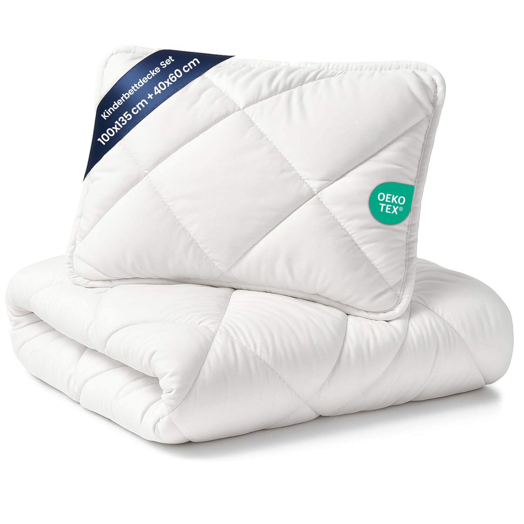 Amazinggirl Bettdecke Ganzjahresdecke 100 x 135 cm - Duvet Bett Decke Schlafdecke Steppbettdecke Quilt Bettzeug und Bettdecken mit Füllung Oeko-Tex-Zertifikat
