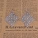 Handmade Hollow-out Pattern Dangle Drop Earrings for Women Party Wedding Fashion Jewelry Accessory