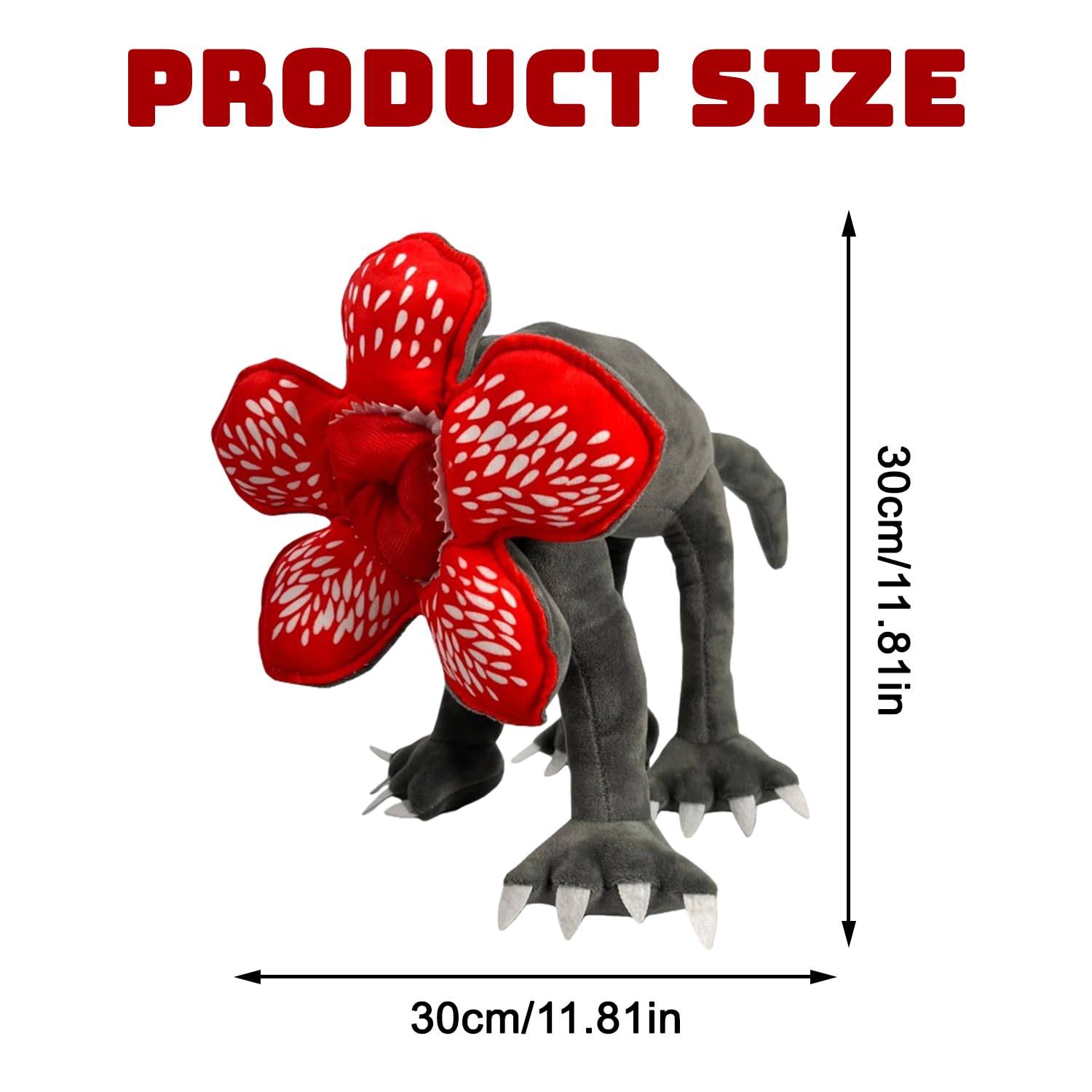 Peluche a forma di mostro sorridente, crawling peluche sorridente cuscino peluche bambola giocattolo regalo per fan bambini