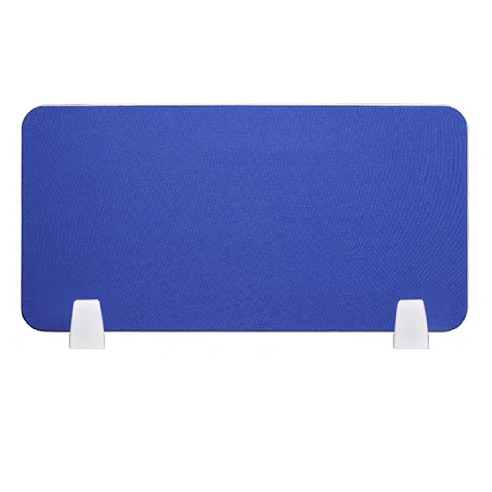 GJZQDKX Soundproof Desk Privacy Panel - Freestanding Acoustic Office Partition with Rounded Edges Ideal for Home Offices Libraries Classrooms (30x100CM Navy Blue)