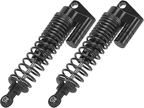 Amortecedor RC, Material Metálico de Alta Qualidade Leve Amortecedor RC para Família para Esteira RC 1/10 para Exterior(Preto)