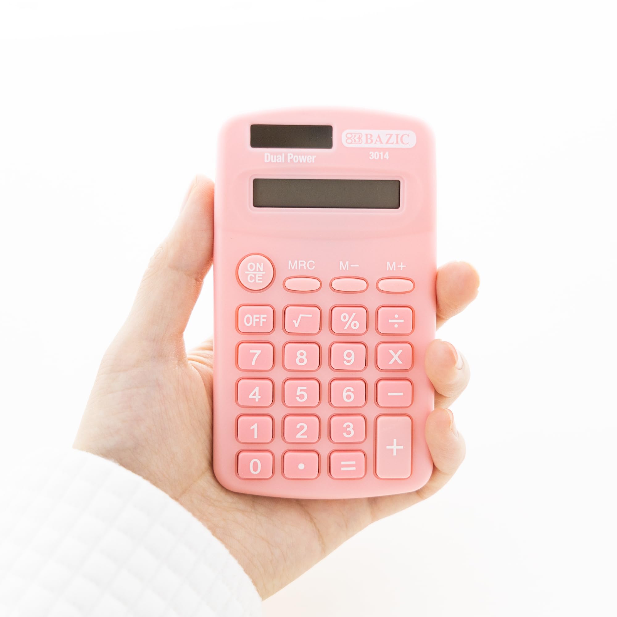 Amazon.com : BAZIC Products 8-Digit Dual Power Pocket Calculator
