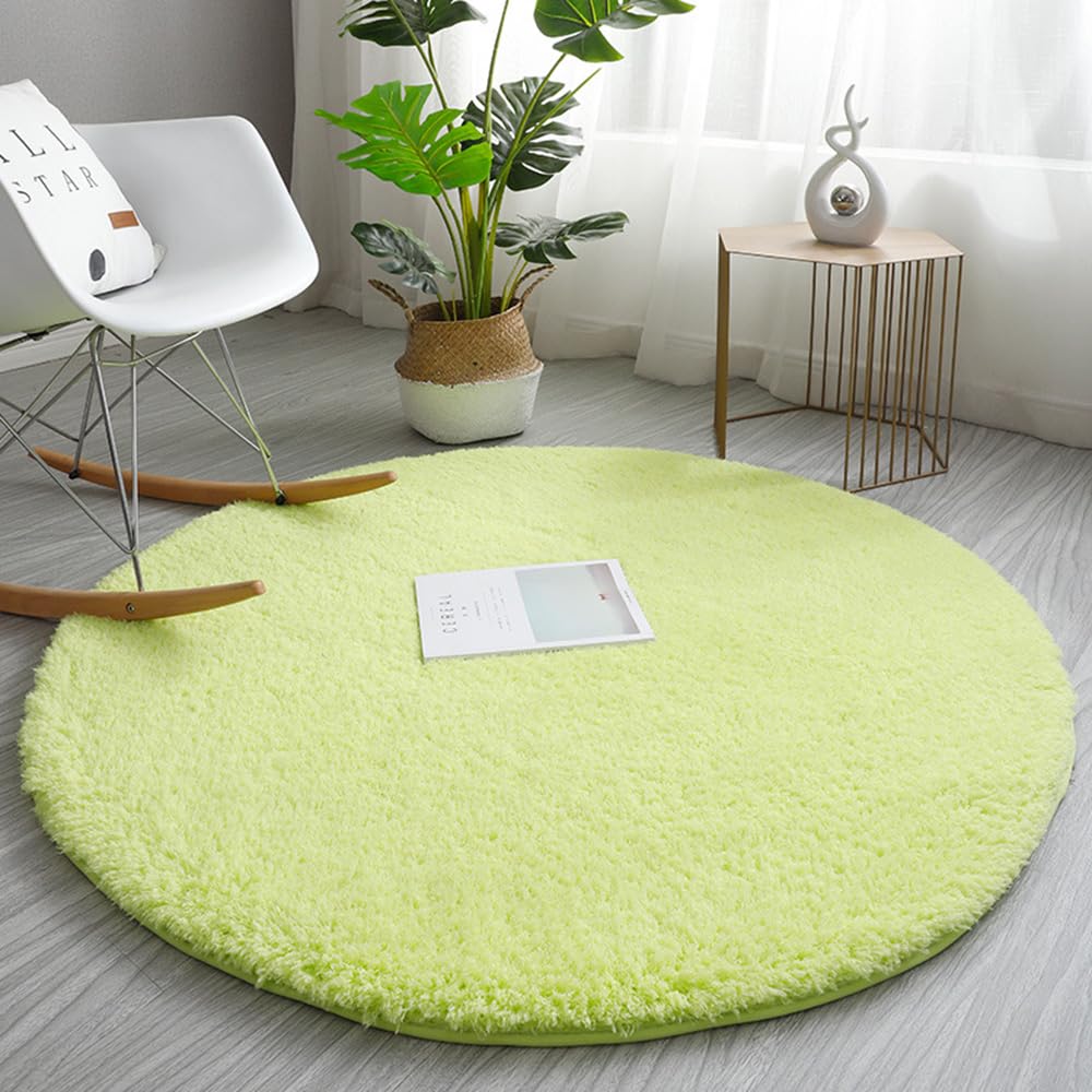 Tapis rond lavable pour éviter les glissades et simplifier le nettoyage