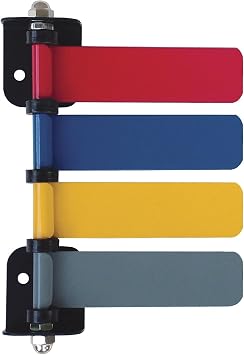 American Made Exam Room Flags | Medical Door Flags for Doctors Offices, Hospitals and Clinics 4" 4 Flag System High Grade Aluminum