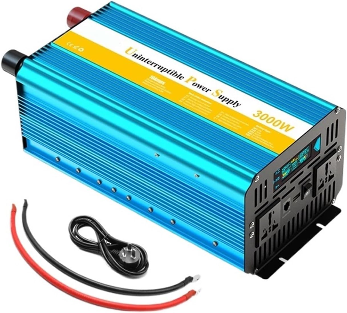 1000W/2000W/3000W UPS Backup Battery Charger Pure Sine Wave Inverter 12V 24V DC to 220V 230V Car Power Converter(1000W,12V_220-240V 60HZ)
