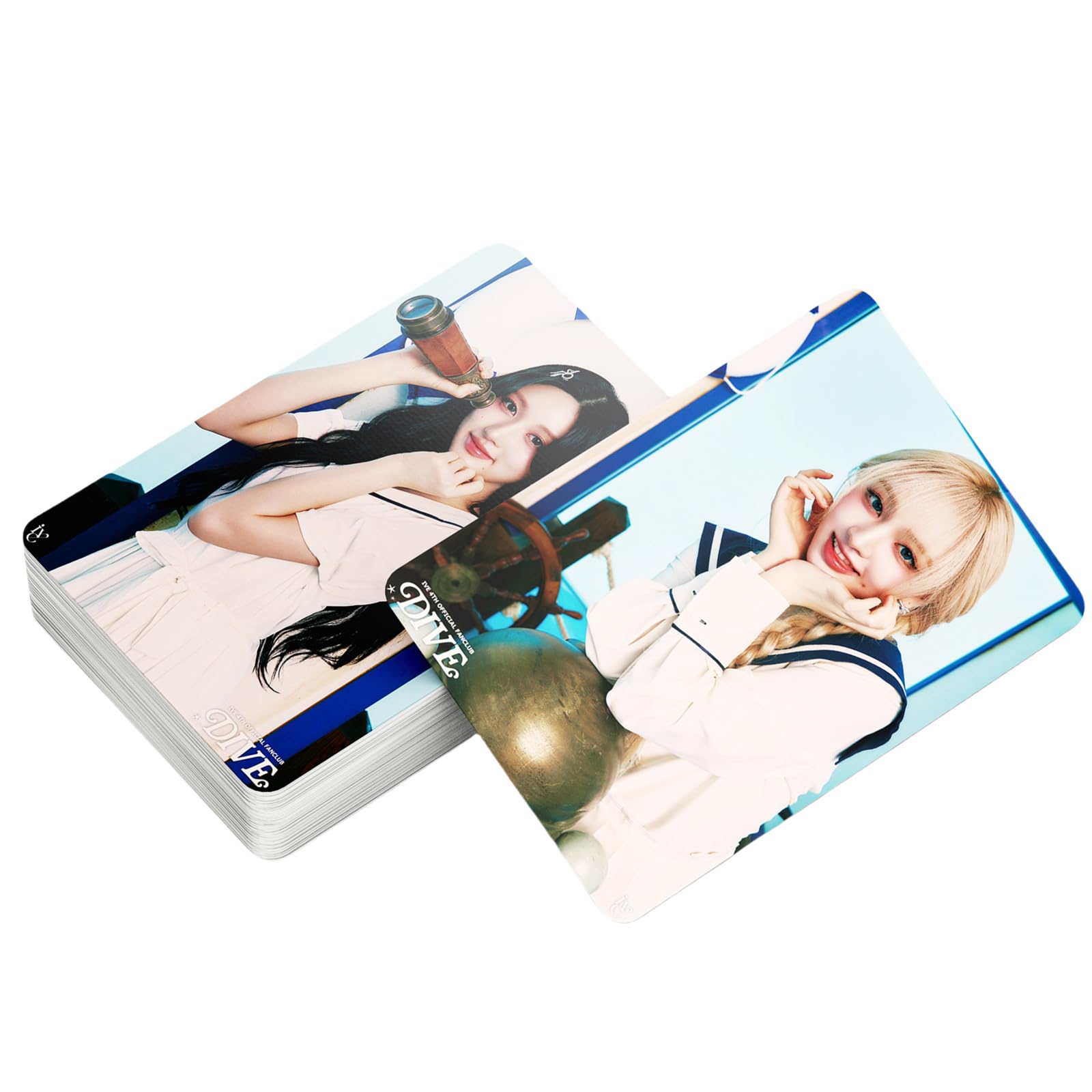 PYAJUU KPOP IVE Photocards Empathy Album Photocards Attitude Photocards 2025 Fan Club DIVE INTO IVE Photo Cards Wonyoung Photo Cards Gift for Fans (DIVE INTO IVE)