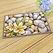 MLADEN DIY Crochet Yarn Kits,Needlework Latch Hook Kit Unfinished Crocheting Rug Yarn Cushion Embroidery Carpet Set (Flower,19.5"X12")