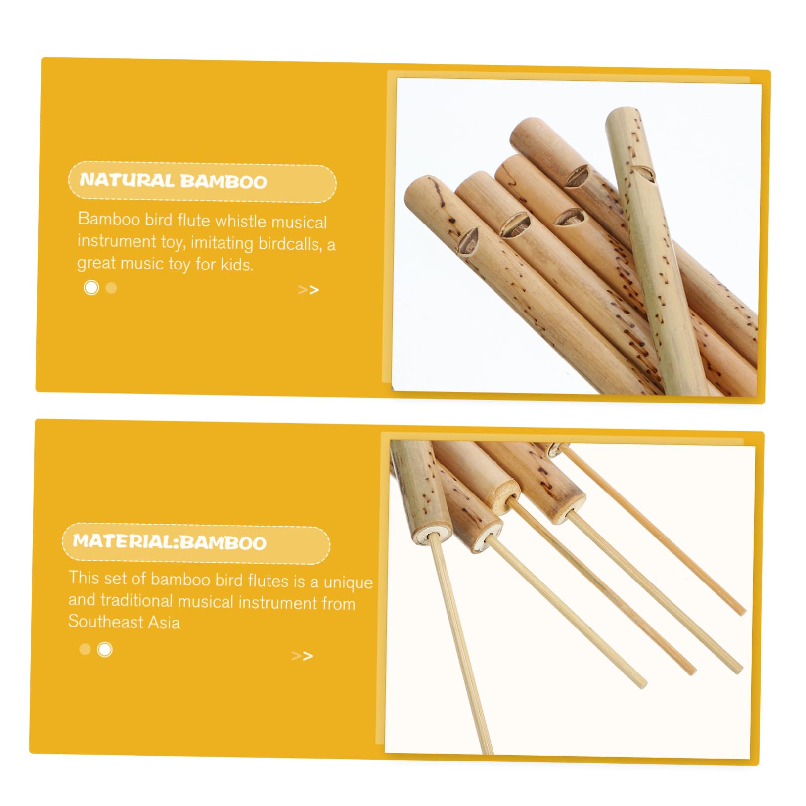 HANABASS 5pcs Bird Whistle Natural Lark Flute for Educational Playthings to Enhance Motor Skills Unique Design for