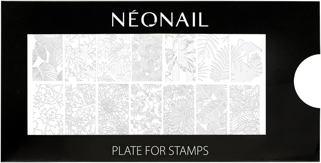 NEONAIL Stamping Plate 14 – Stamping Plate – Nail Art Stamping – Stempelplaat – Nagelversiering