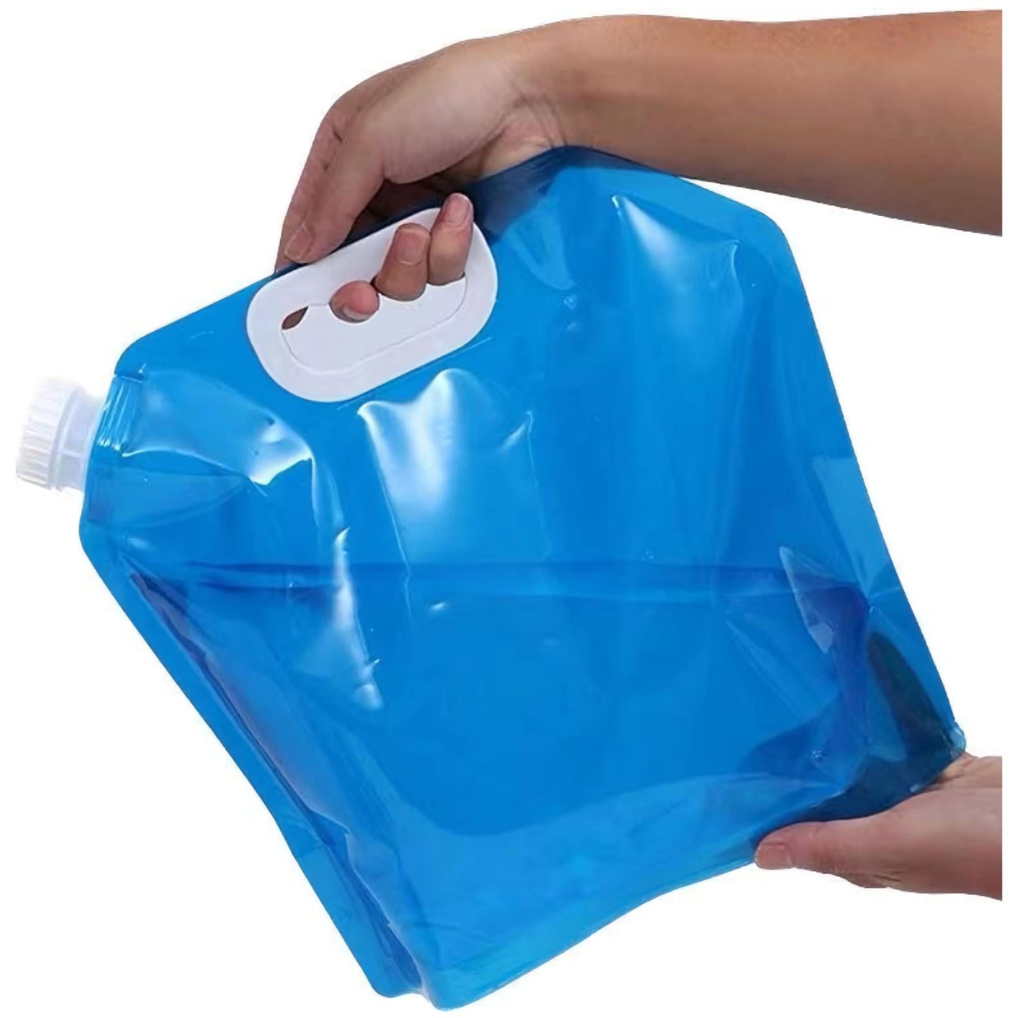 ZBJBinCH 2PCS Water Bags for Camping, Camping Water Container, BPA Free Food Grade Collapsible Water Container for Camping Fishing Climbing, Freezable (1.5 GAL)