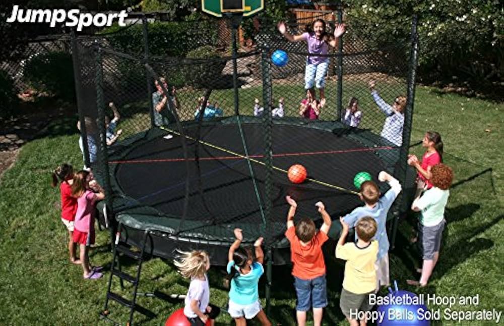 トランポリン　競技用 Amazon | トランポリン 屋外 8FT 直径約2.43m 大型 保護ネット