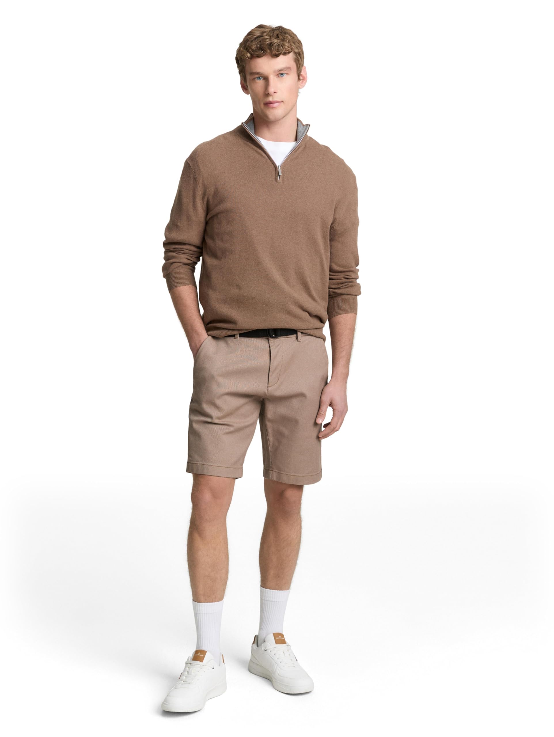 TOM TAILOR Denim Herren Basic Chino Shorts
