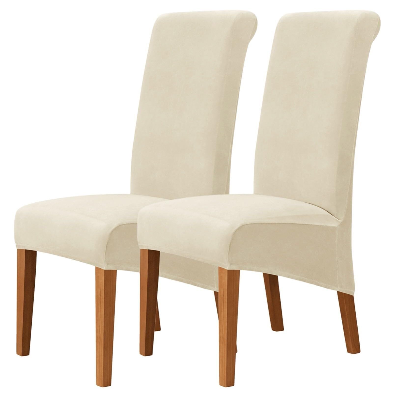 NMVAWIPT Stretch High-Back Dining Room Chair Covers, Removable Washable Furniture Protector For Restaurant Banquet(21#,2Pcs)