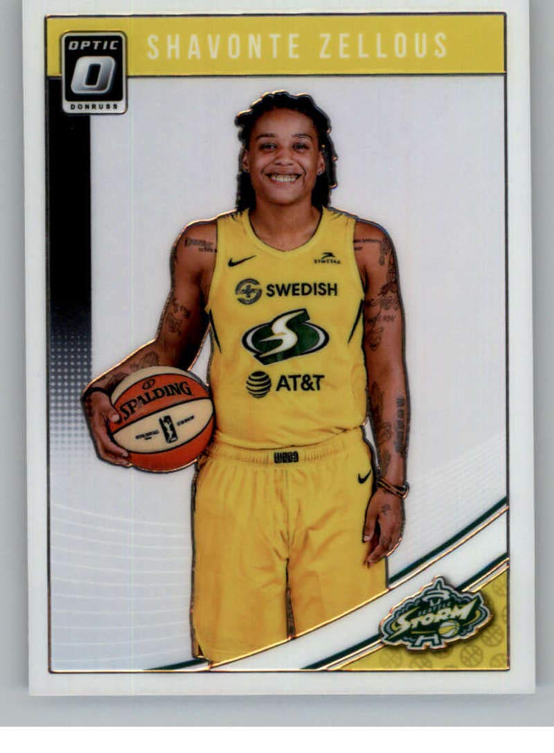 2019 Donruss WNBA Optic #5 Shavonte Zellous Seattle Storm Official Panini Basketball Card