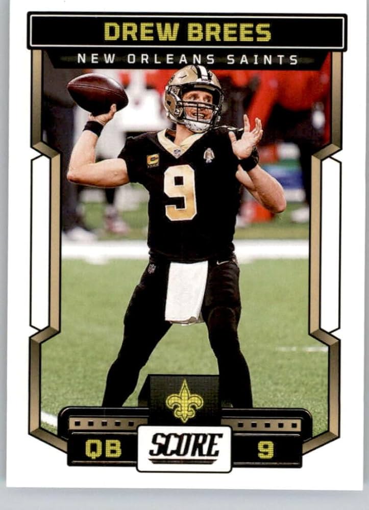 Amazon.com: 2023 Score #58 Drew Brees New Orleans Saints