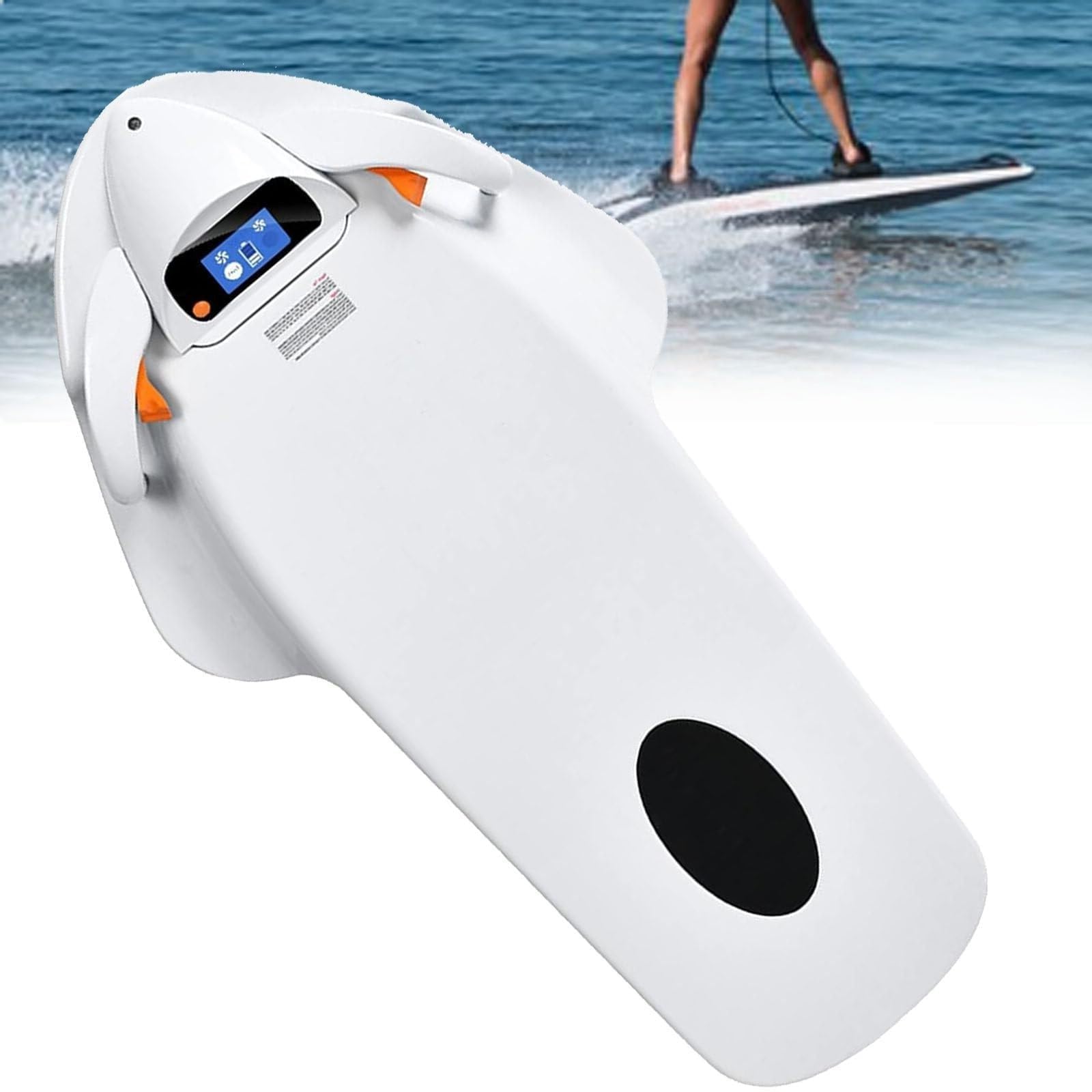 Tabla de surf eléctrica para adultos, motor inteligente de doble velocidad, pantalla LCD de batería, control somatosensorial, ayuda de natación para uso en el océano y la playa
