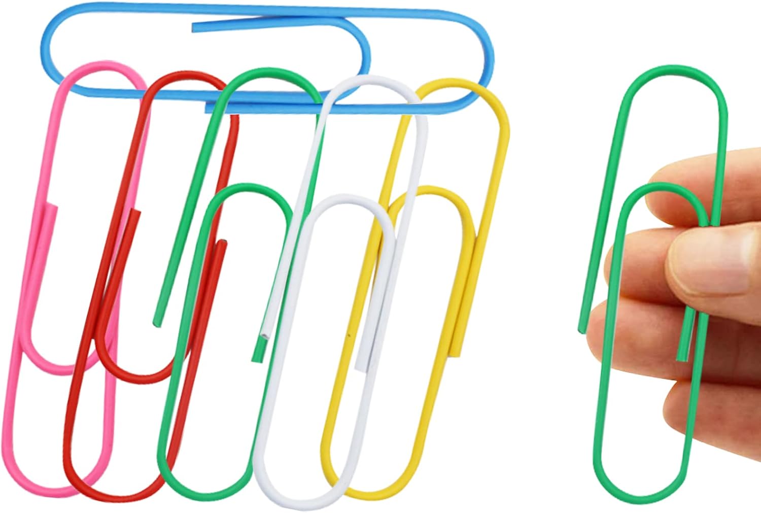 Large Paper Clips, 6 Pcs 4 Inch Jumbo Paper Clips Large Giant Paper